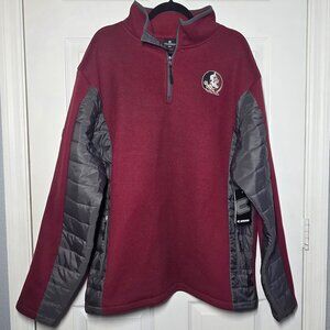NEW!!! Florida State - ¼ Zip Pullover/Jacket Colosseum - Size: XXL (Men’s)
